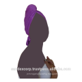 Microfiber twist hair turban